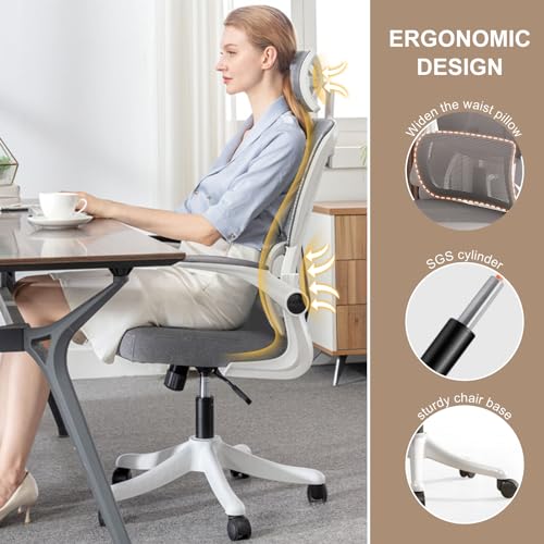 Ergonomic High Back Mesh Office Chair with Lumbar Support H8978