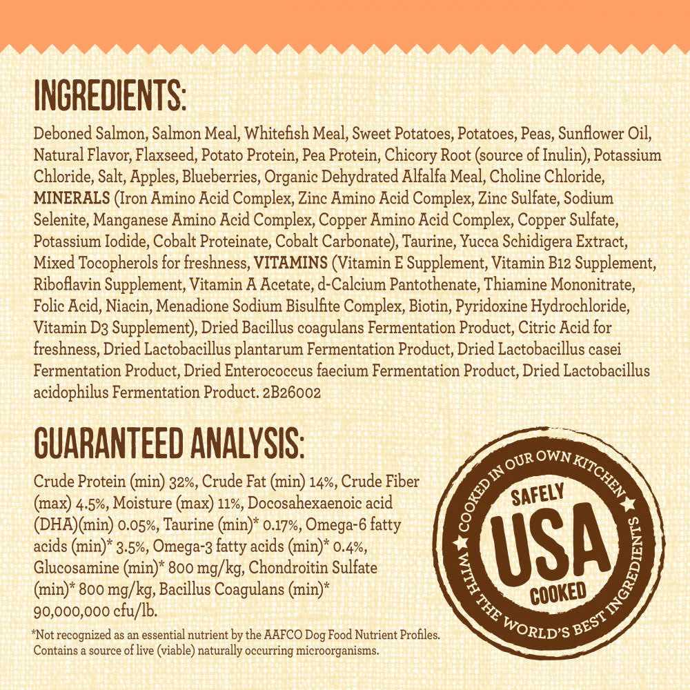 Grain Free Salmon Sweet Potato Dry Dog Food T227