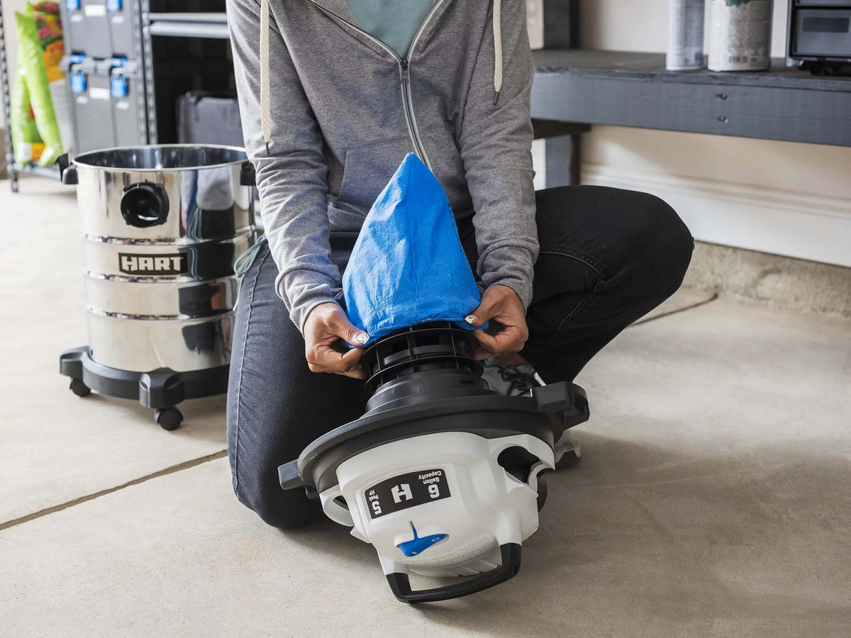 6 Gallon 5 Peak HP Stainless Steel Wet/Dry Vacuum V450664