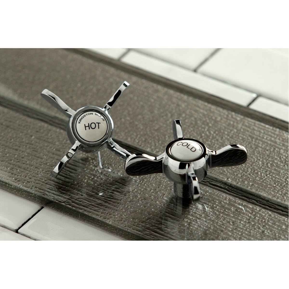 Polished Chrome Widespread Lavatory Faucet J650362