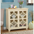 2 Door Accent Cabinet Ivory T971