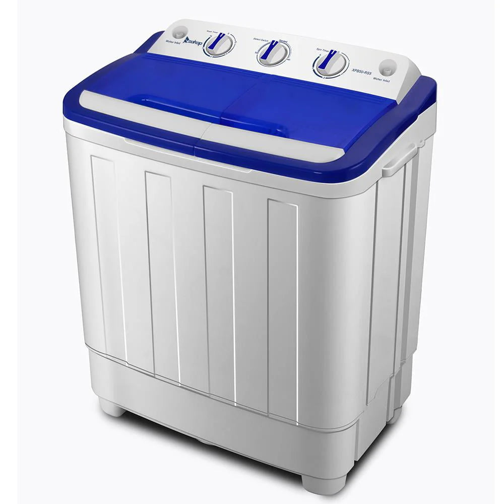 Portable Twin Tub 16.6lbs Washer & Dryer, White S10296