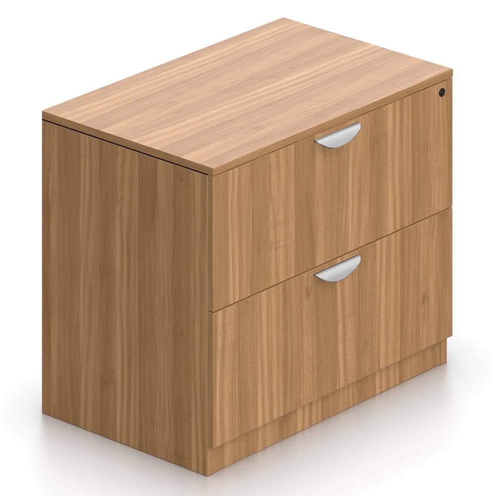 36x22 W 2-Drawer Lateral File Cabinet, Autumn Walnut B95149