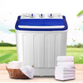 Portable Twin Tub 16.6lbs Washer & Dryer, White S10296