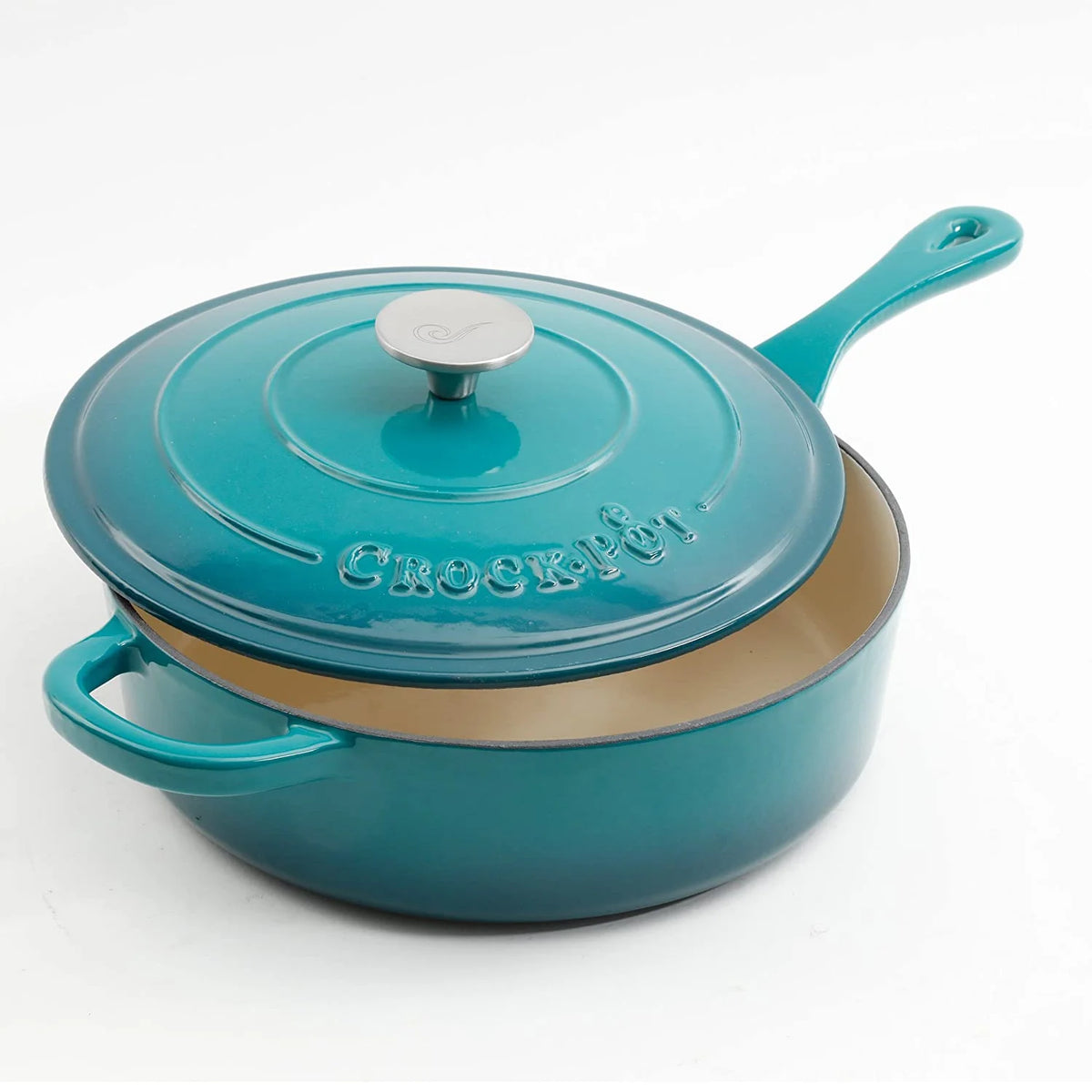 3.5 Quart Cast Iron Pan with 5 and 7 Quart Covered Dutch Ovens I18668