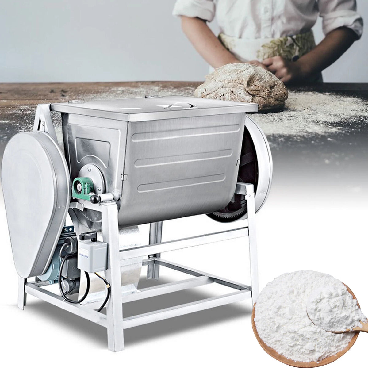 Electric Spiral Dough Mixer 30QT 2 Speed 110V L53419