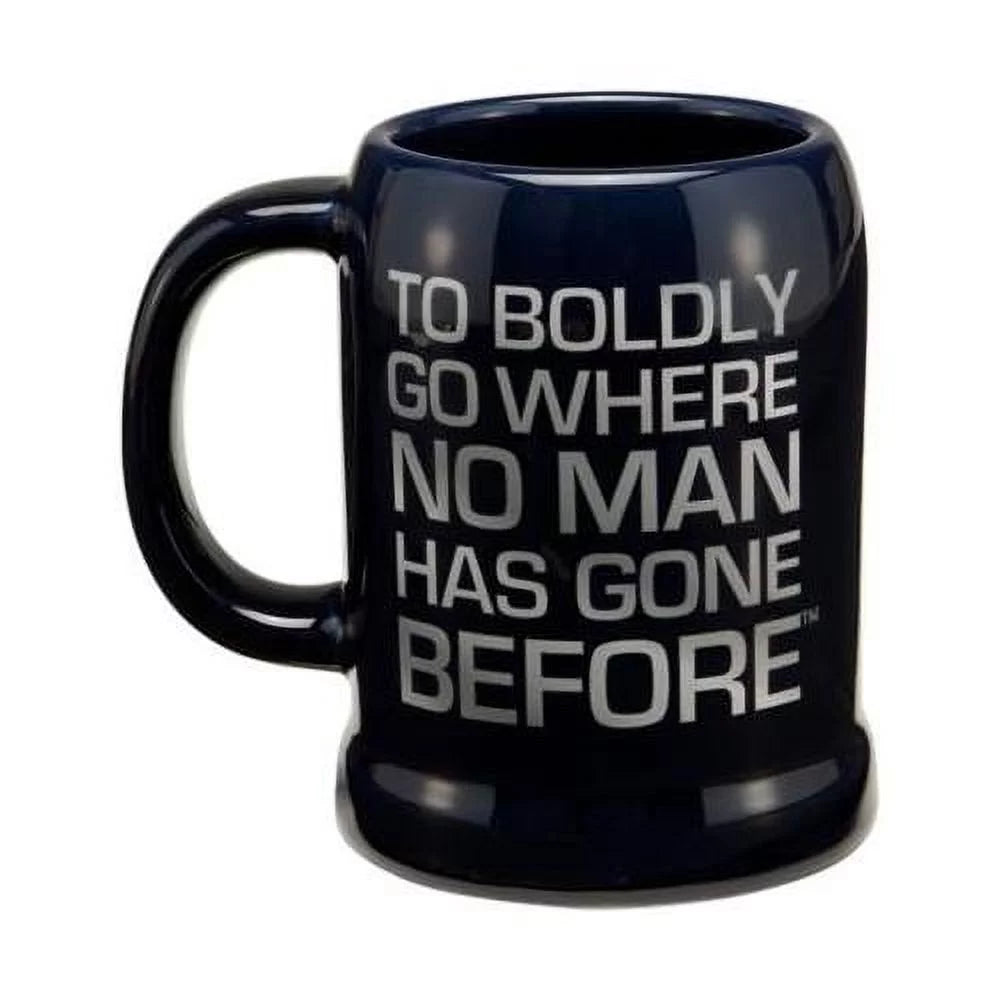 20 Oz Ceramic Stein Blue I720720