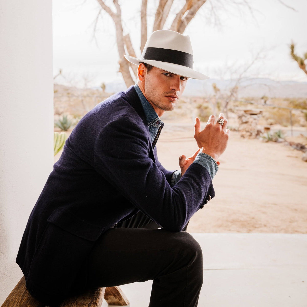 Fur Felt Fedora Hat V822