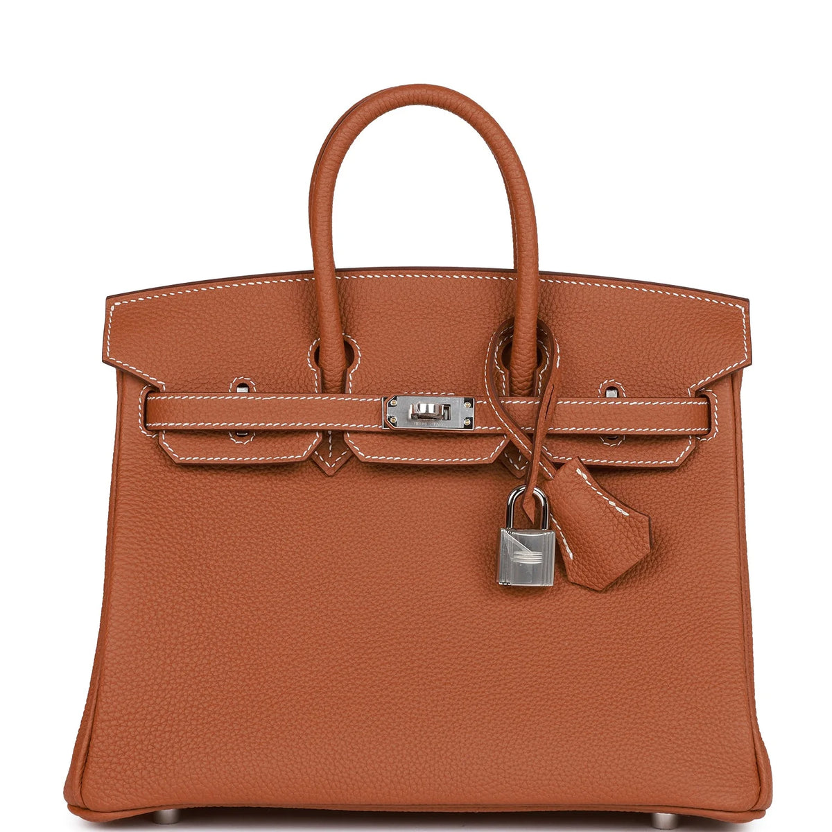 Gold Togo Palladium Hardware Handbag O217