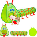 2-in-1 Pop Up Tent Playhouse Set with Play Tunnel N109166