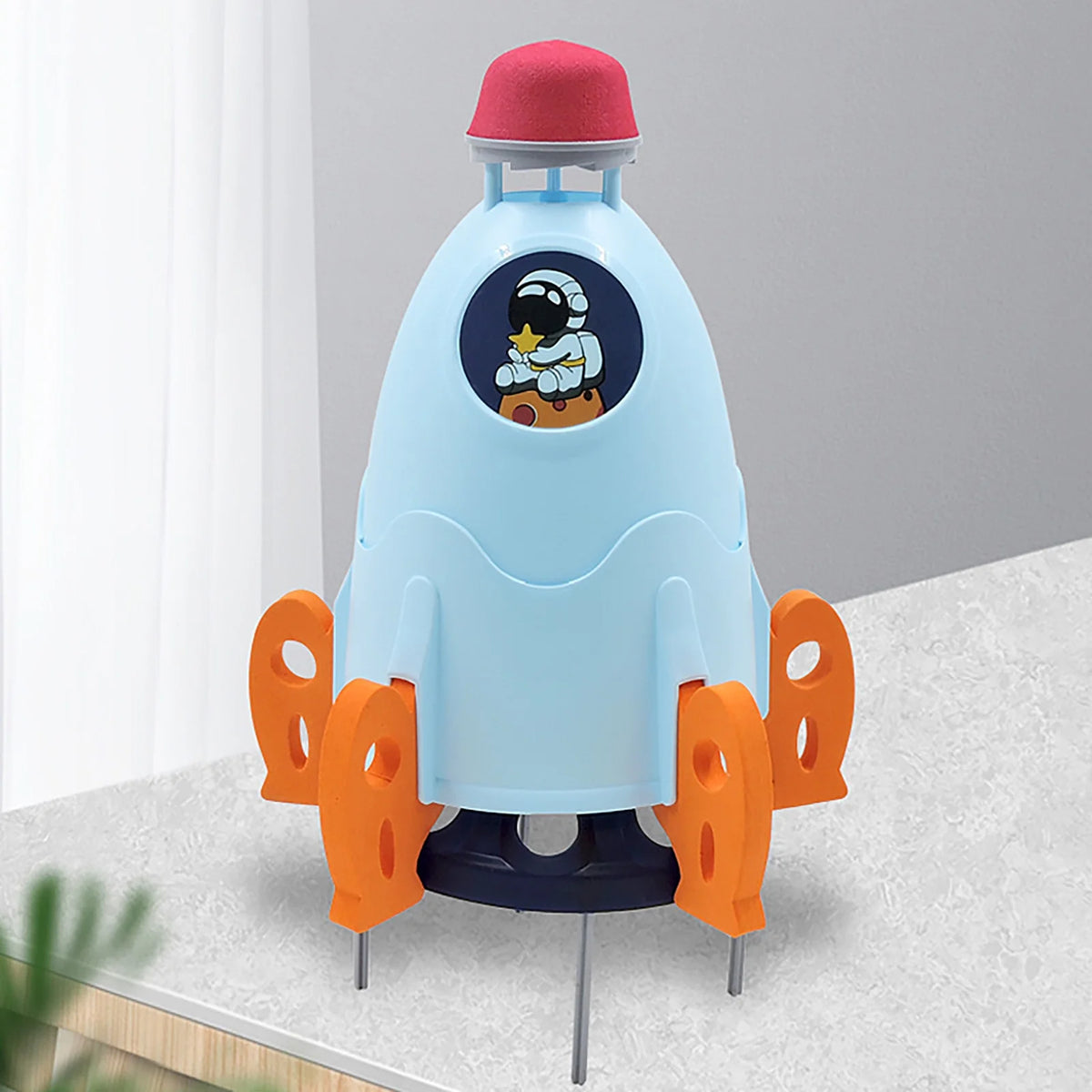 Musical Piano Carpet Space Rocket Sprinkler Water Spray Toy K22502