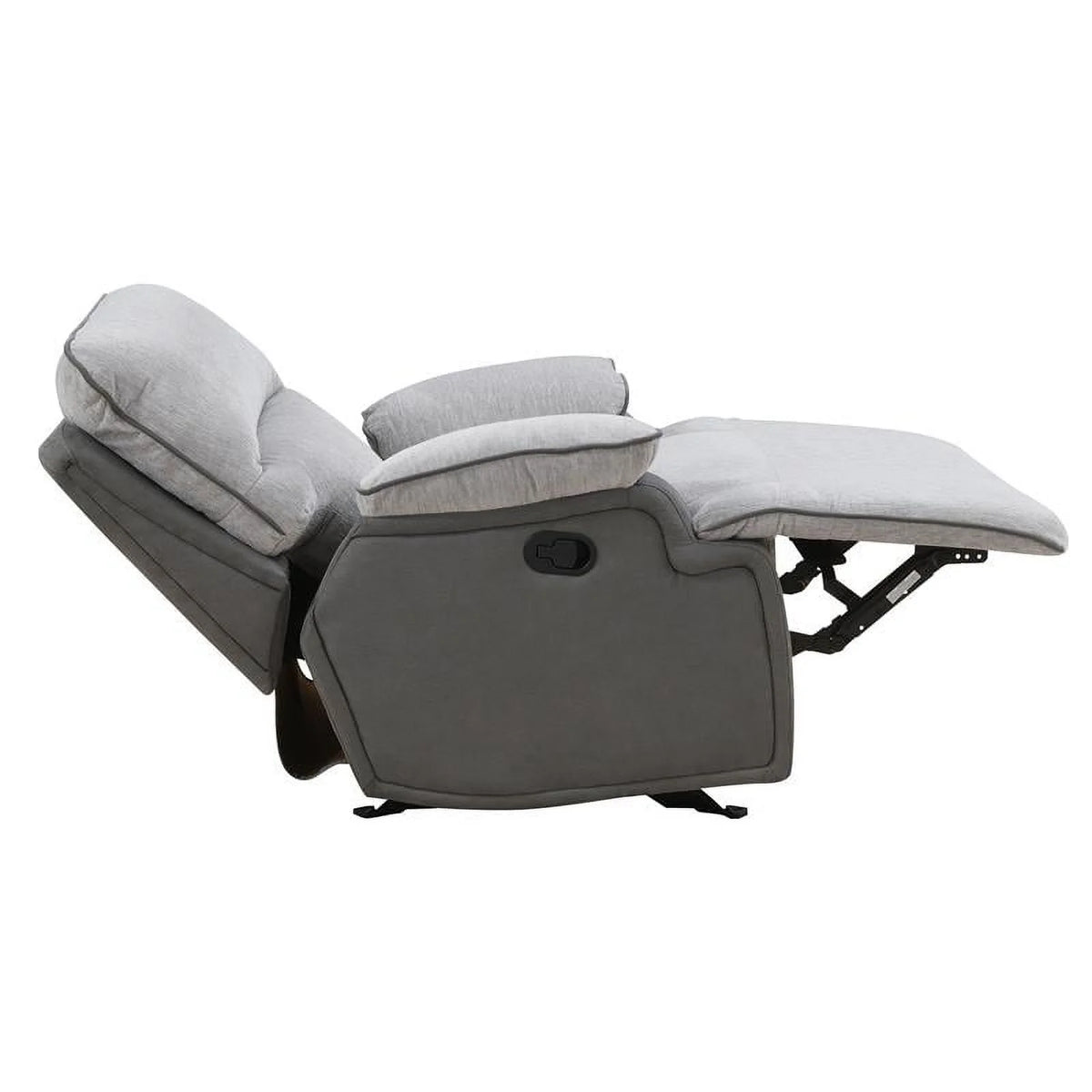 Light Gray Fabric Recliner Chair T8962