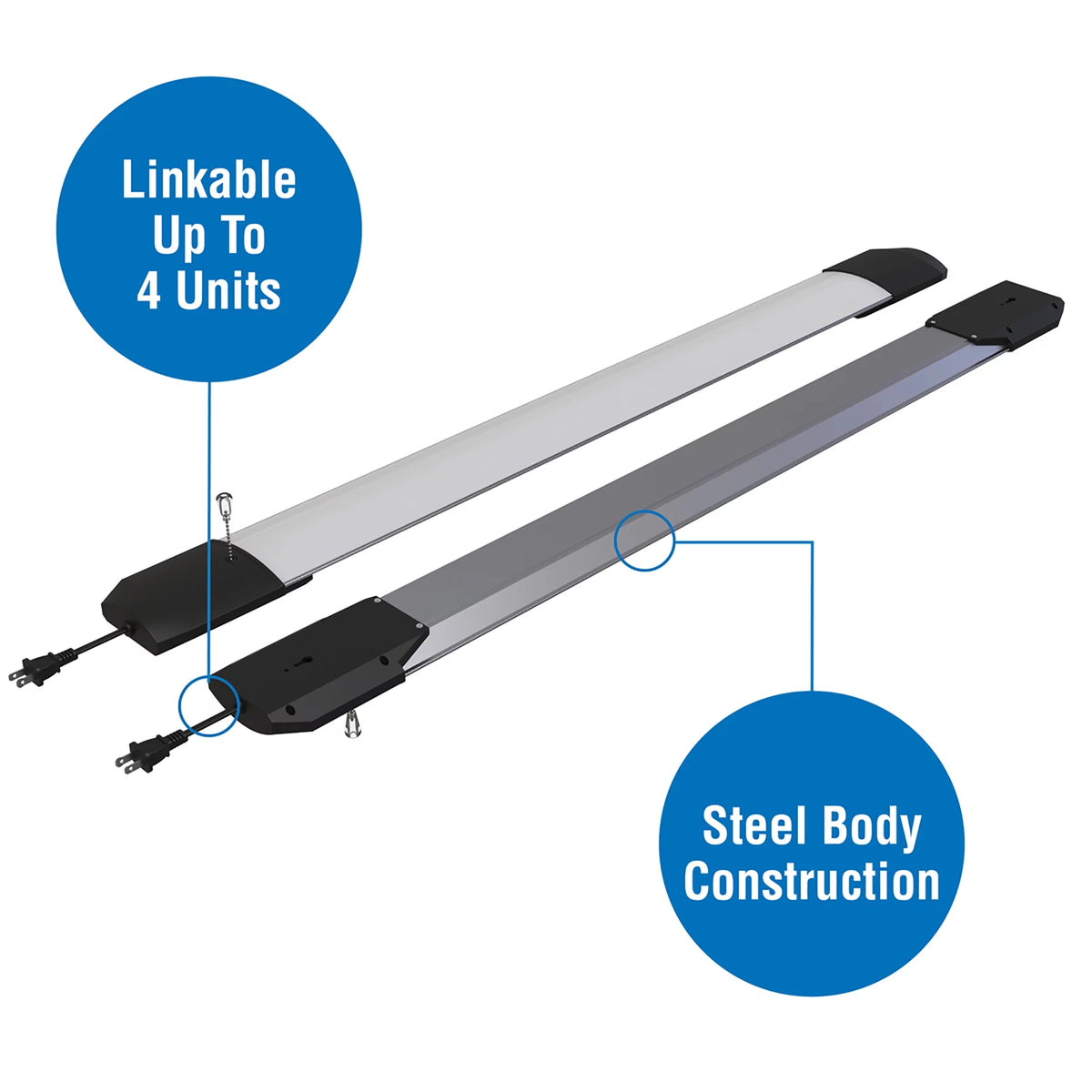 5500 Lumen 4ft Linkable LED Shop Light H635355