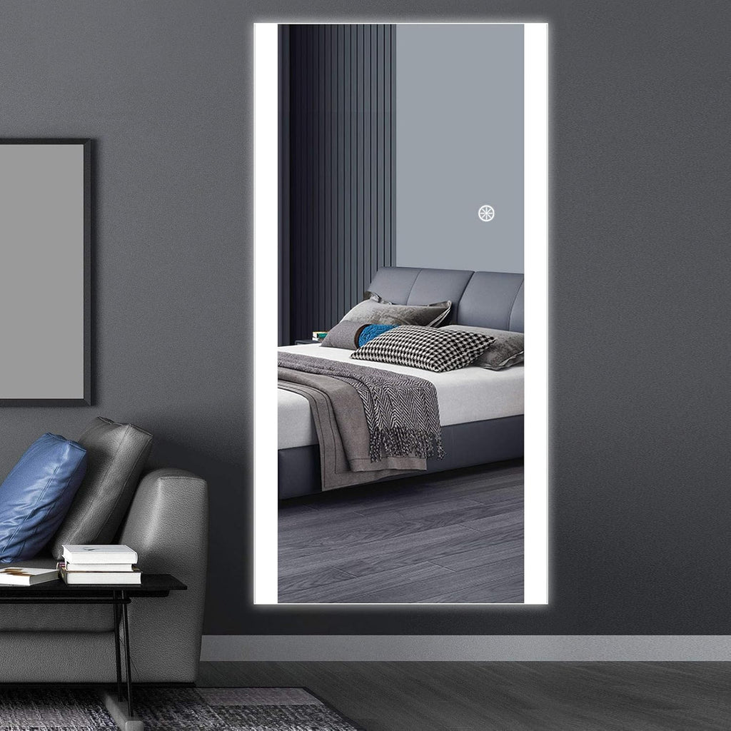 47x22 Full Length LED Wall Mounted Mirror Z769451