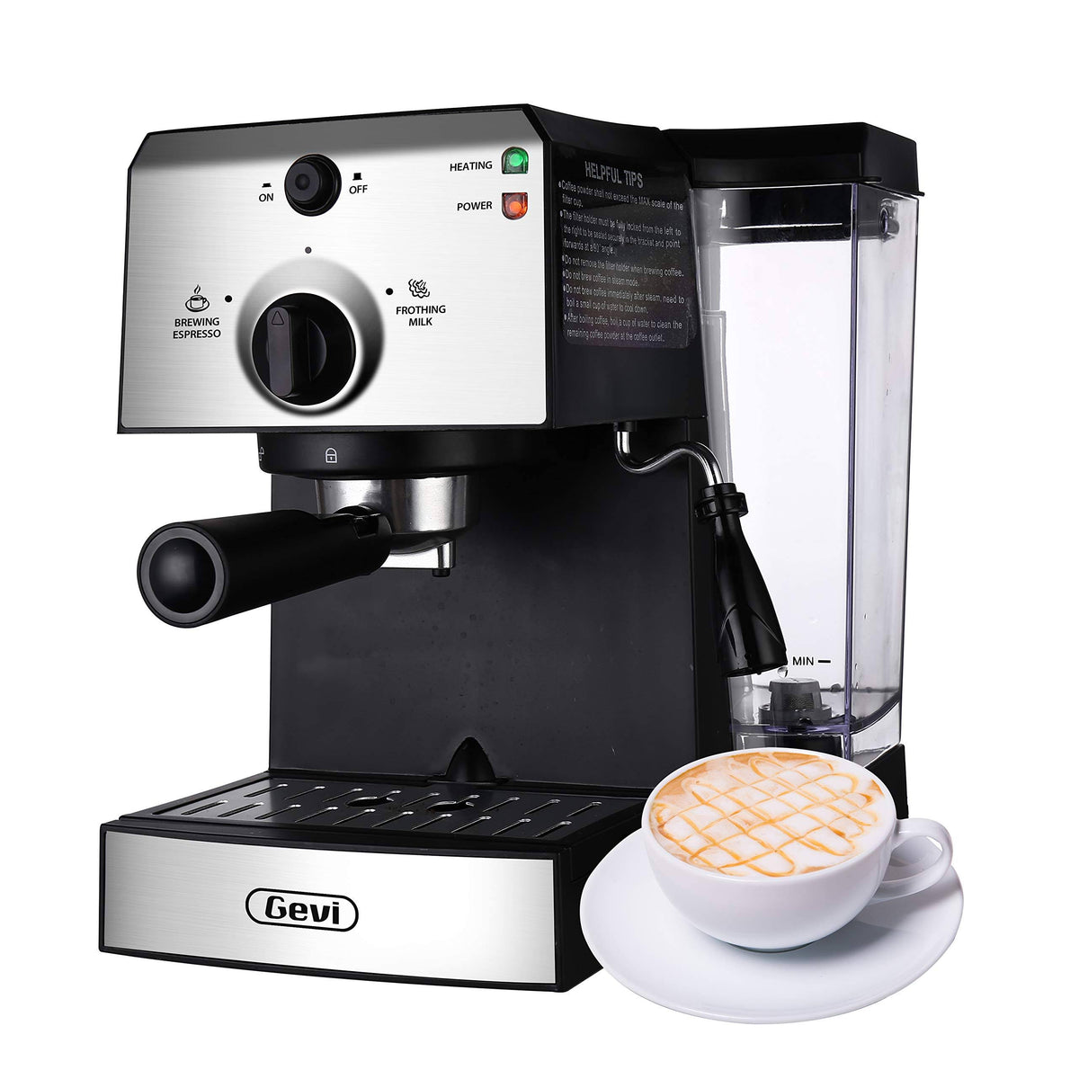 15 Bar Espresso Machine with Milk Frother Z234