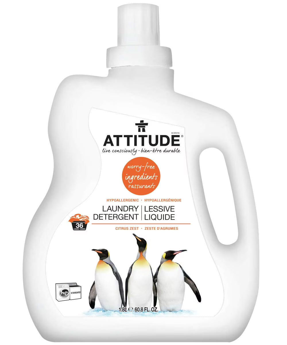 Citrus Zest Liquid Laundry Detergent, 36 Loads, 60.8 Fl Oz T5642