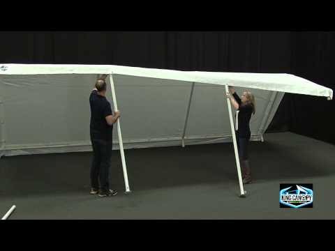 10x20 Canopy with Tan/White Cover K2979