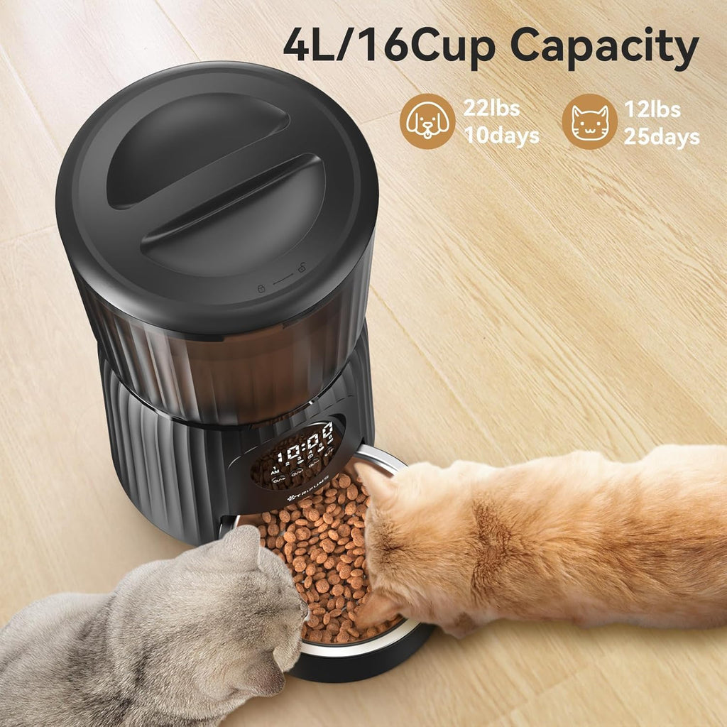 4L Automatic Cat Feeder with Dual Power Supply L74393
