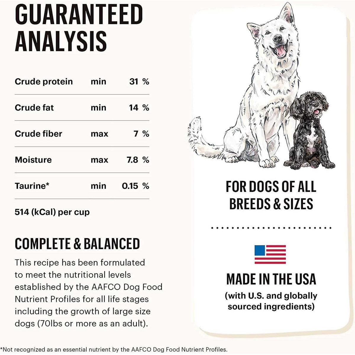 Dehydrated Grain Free Beef Dog Food L2448
