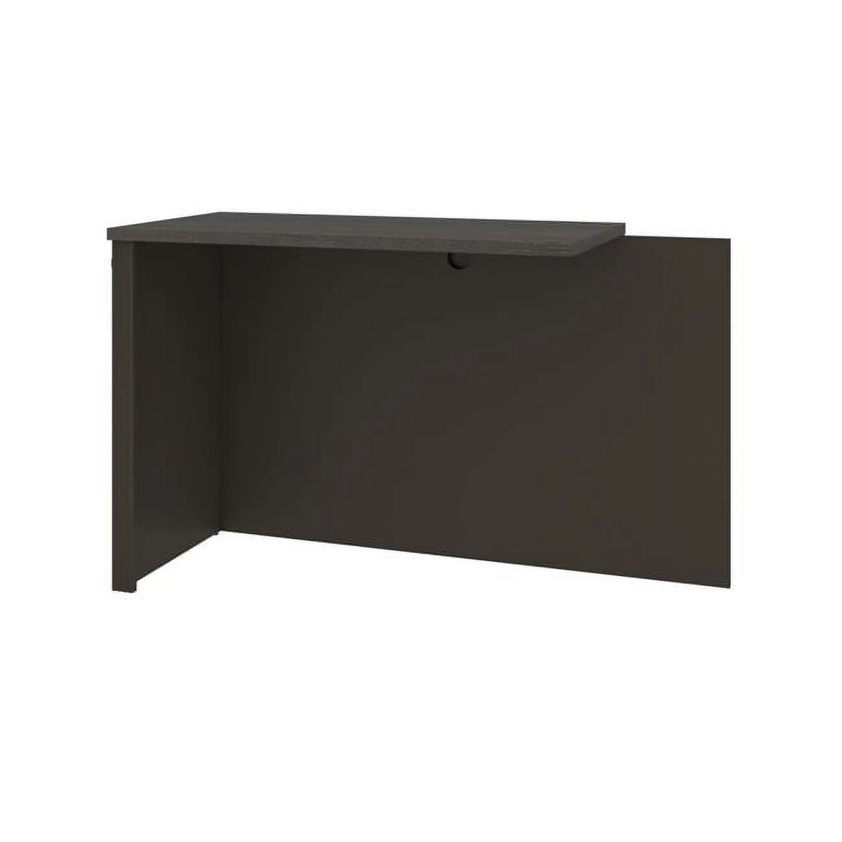 Desk Return in Bark Gray and Slate R246674