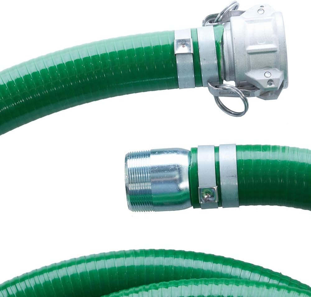 Green Trash Pump Hose 2 x 20' C9952
