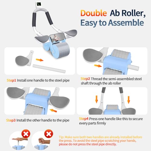 Ab Roller Wheel with Knee Mat G70043