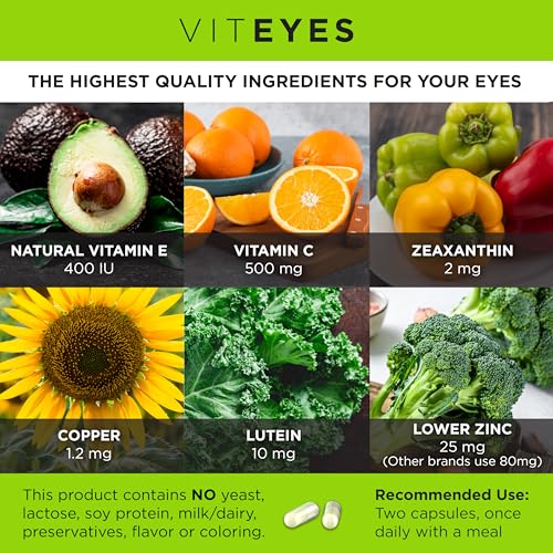 180 Ct Eye Vitamins with Lutein & Zeaxanthin P16816