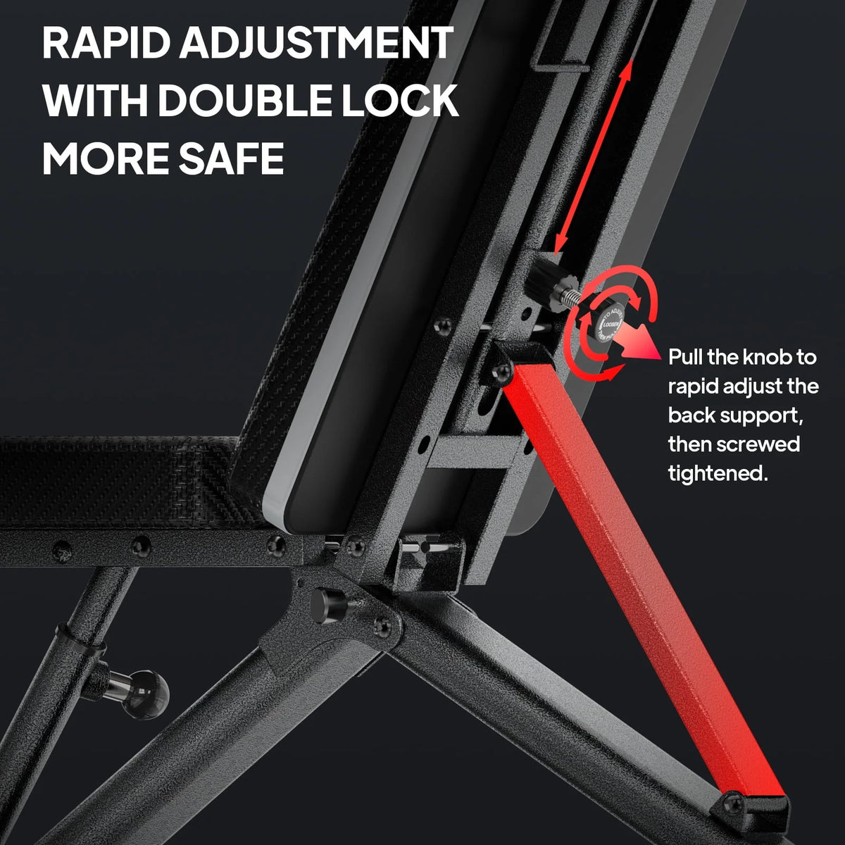 Foldable Adjustable Weight Bench D13964