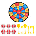 13 Pcs Kids Sticky Balls Darts Board Toys M961