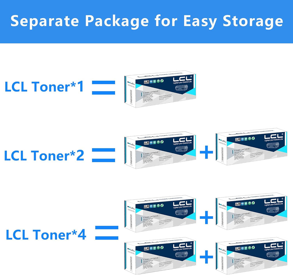 Black 4-Pack Compatible Toner Cartridge R436