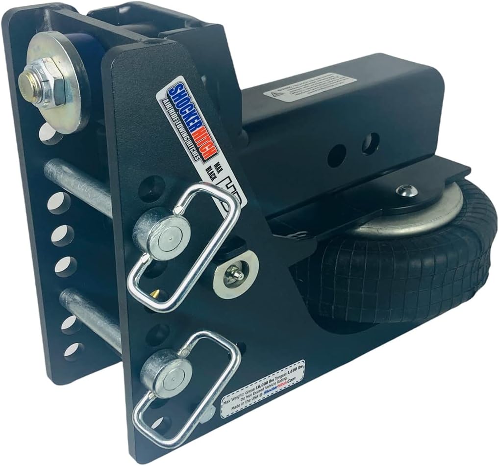 Black Air Hitch & Raised Ball Mount Q568571