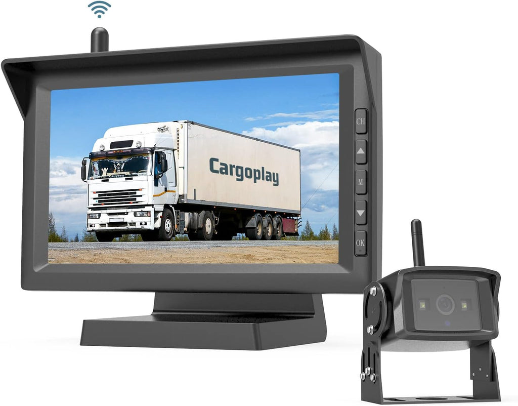 5″ TFT-LCD HD Monitor Wireless Backup Camera F443602