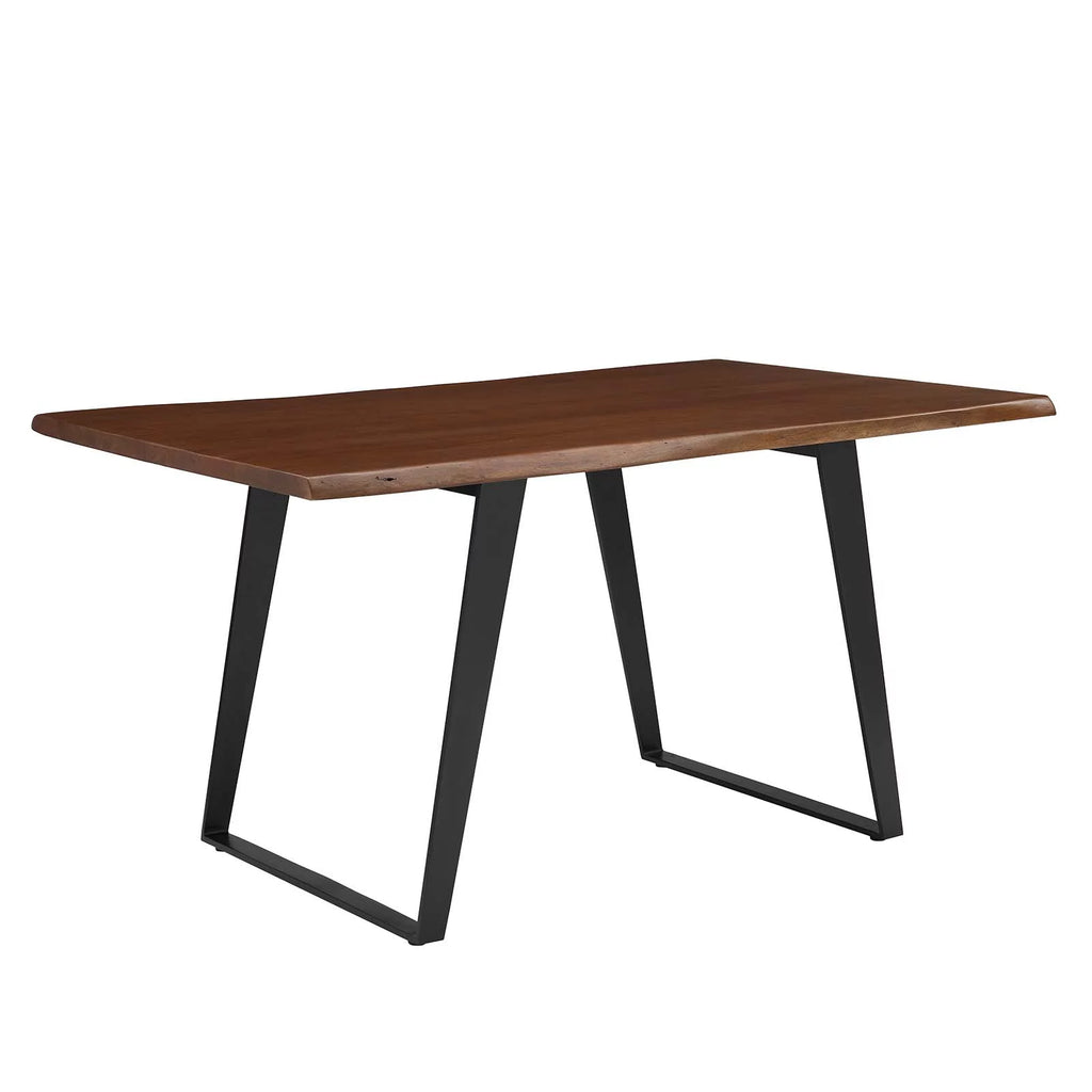 60" Live Edge Acacia Wood Dining Table R3328