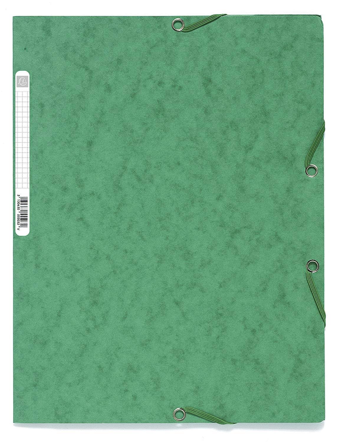 Green A4 3 Flap Folders, Pack of 25 R293093