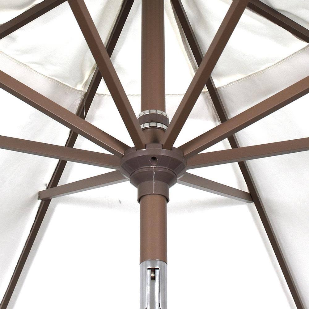 Bronze 9' Aluminum Auto Tilt Market Umbrella X148394