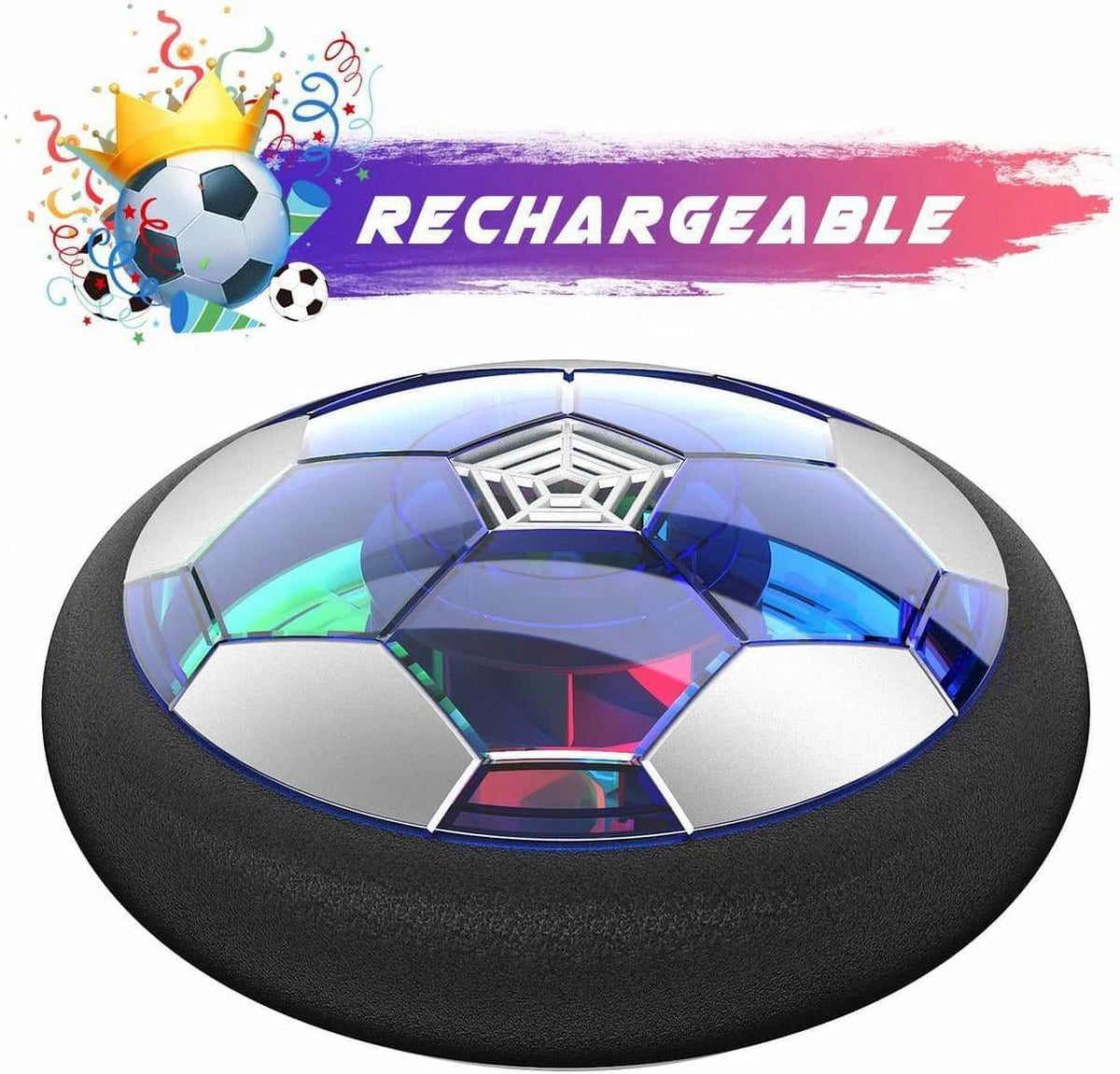 Rechargeable Hover Ball Indoor Football with LED Y83709