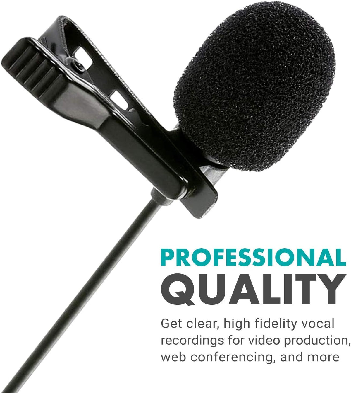 USB Lavalier Clip-on Omnidirectional Computer Microphone U879