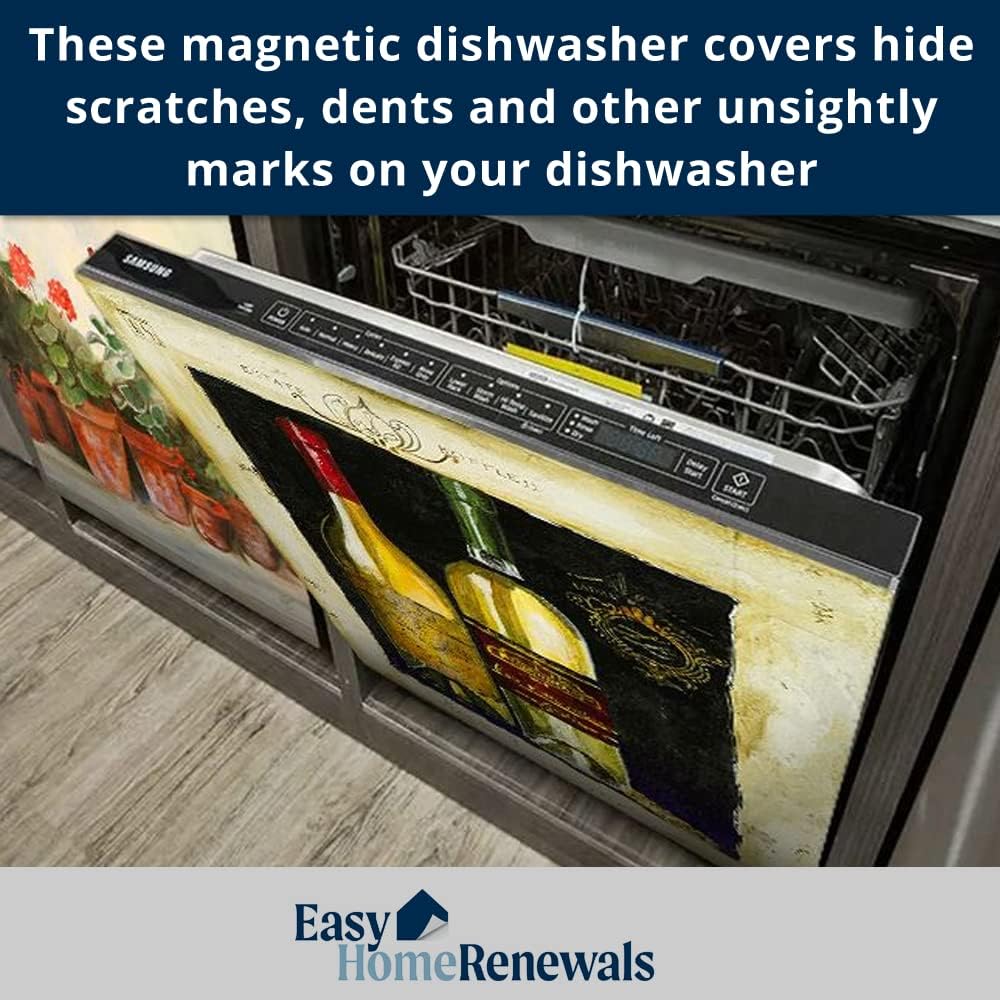 Vinyl Dishwasher Door Cover Sheet, 23.5 x 26 Inches, Pack of 2 Y980919