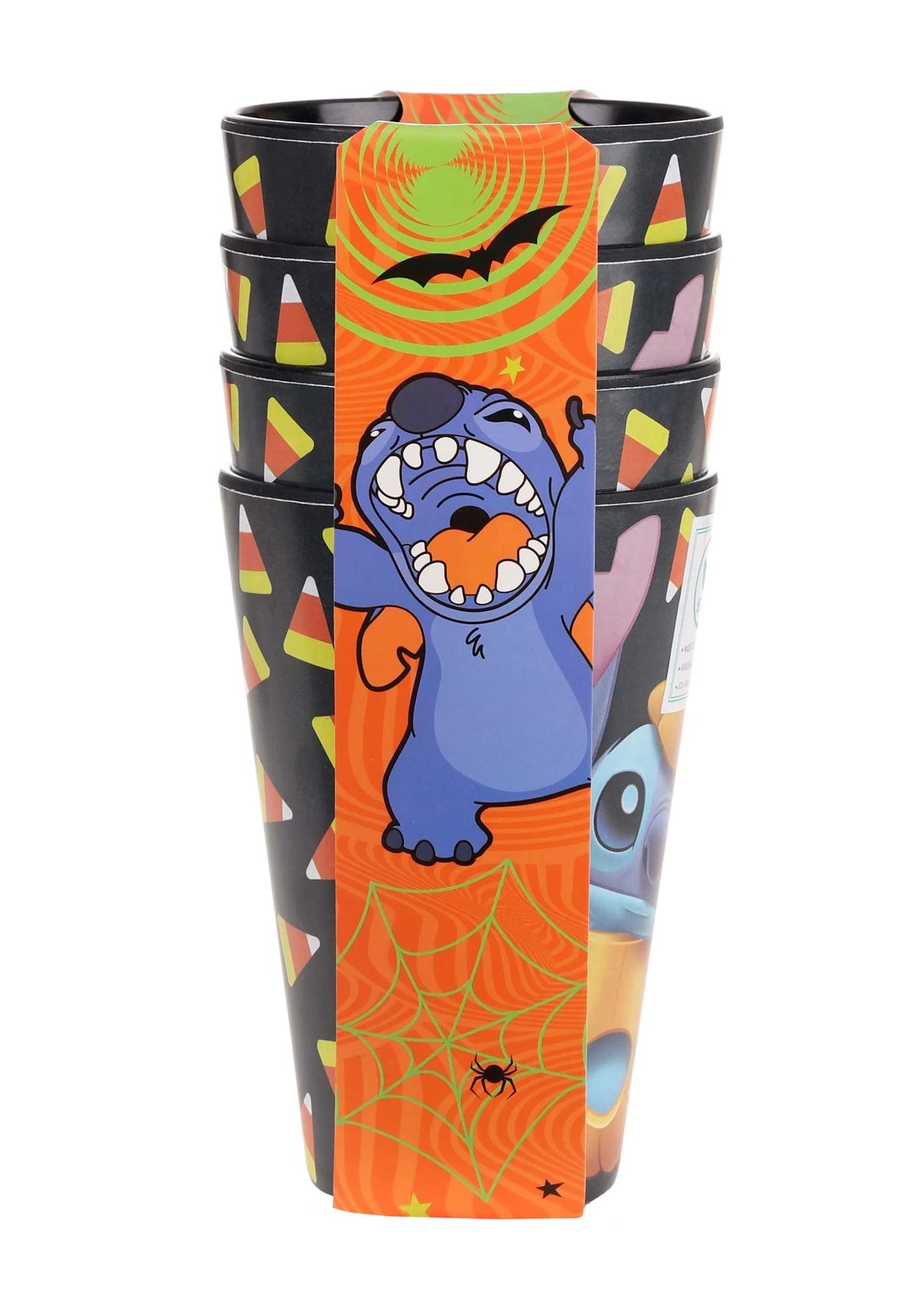 Black Tumblers Set of 4 Y9847