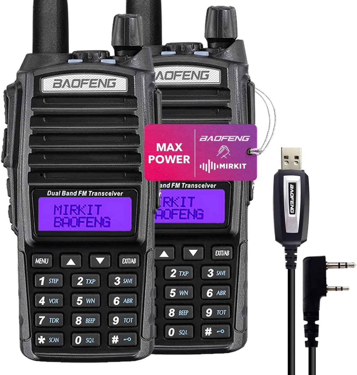 8 Watt Two Way Radio with 2800 mAh Battery C43004