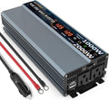 1000 Watt 12V DC to 110V AC Power Inverter with 2 AC Outlets and USB Port R593