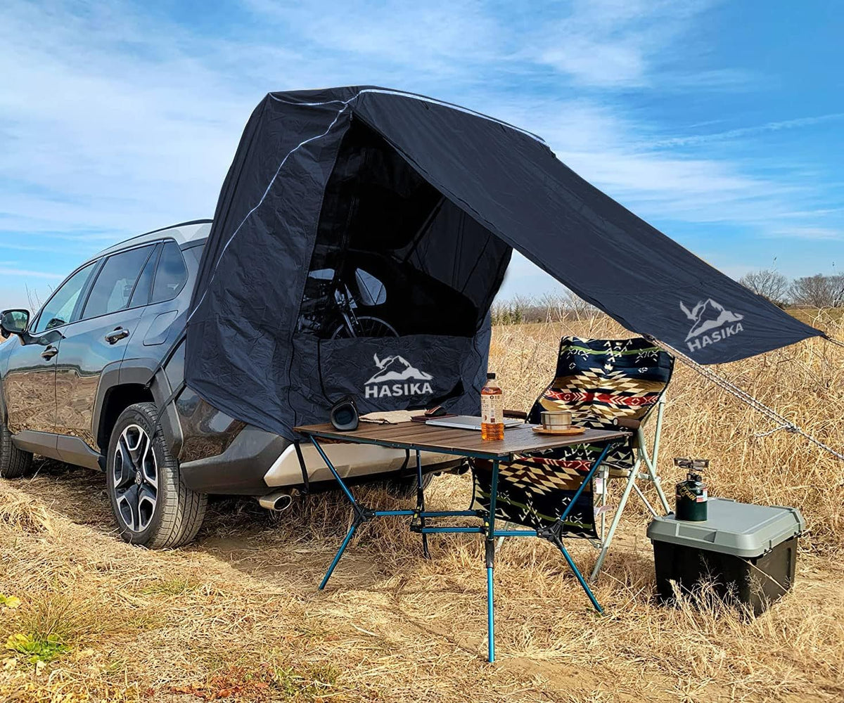 Black Waterproof 3000MM Tailgate Shade Awning Tent C983365