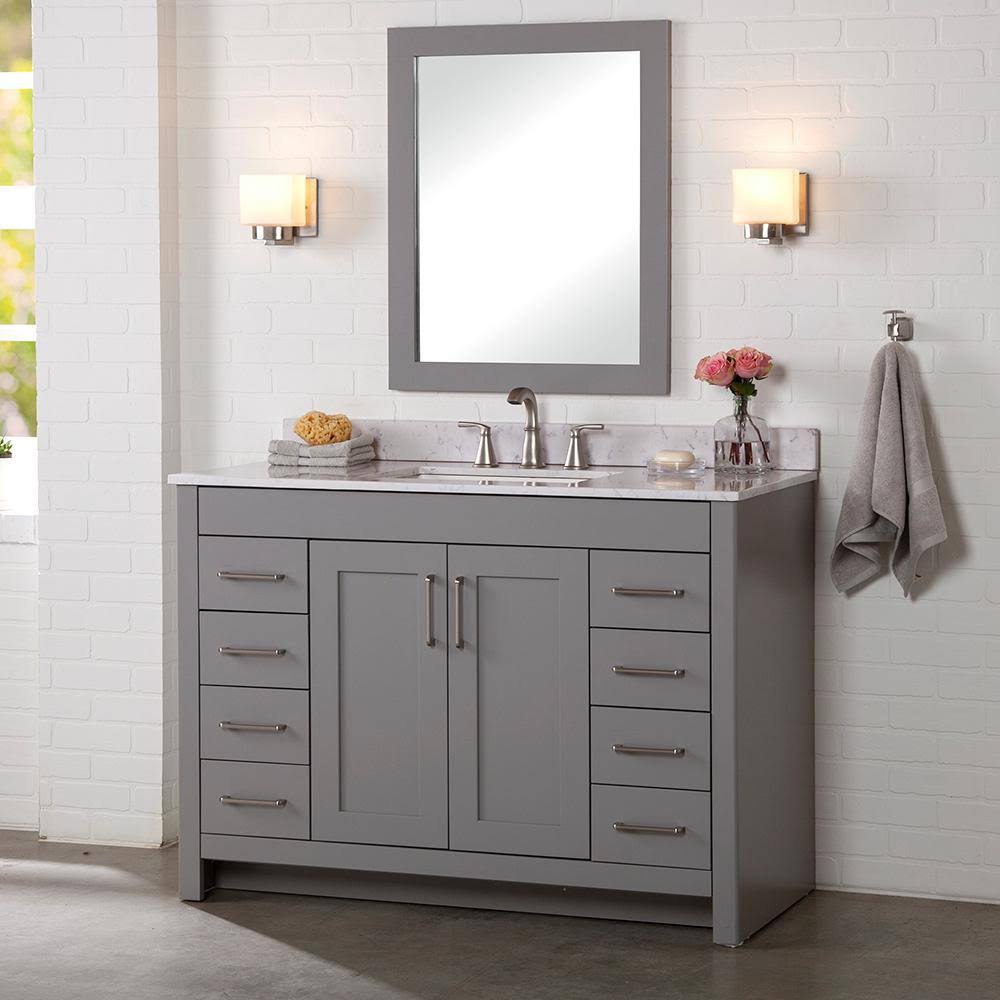 Sterling Gray Bath Vanity Cabinet T455035