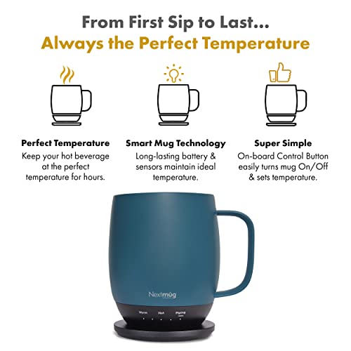 Burgundy 14 oz Self-Heating Coffee Mug P17758