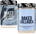Collagen Coffee Creamer Vanilla 40 Servings and Collagen Peptides Protein Powder Unflavored 60 Servings Bundle D321933