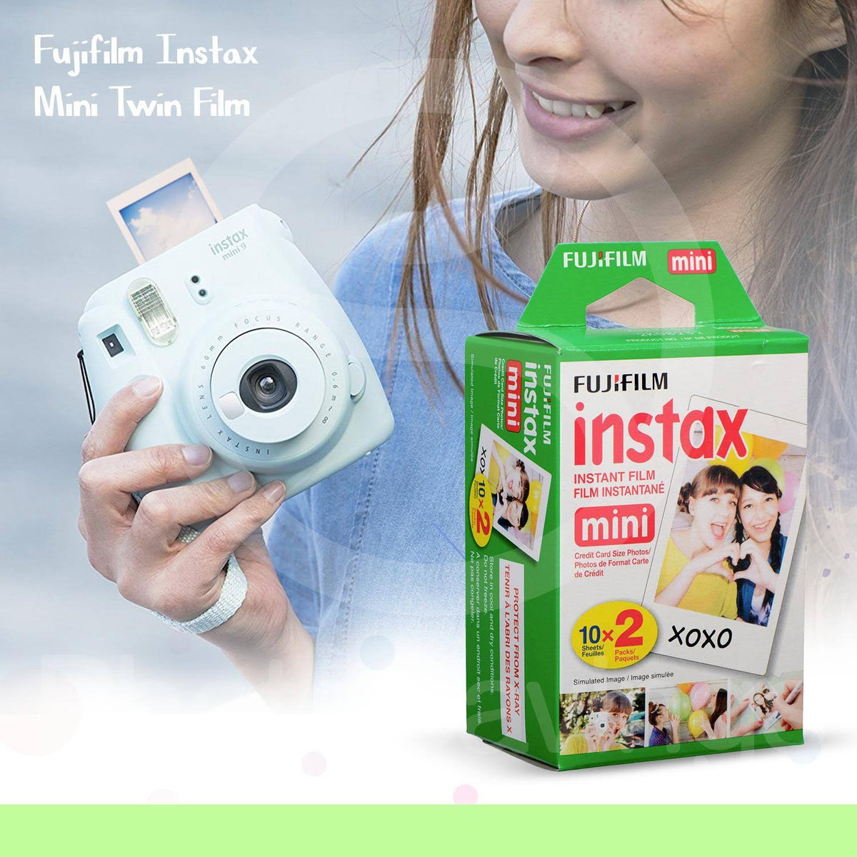 Blush Pink Instant Film Camera P385