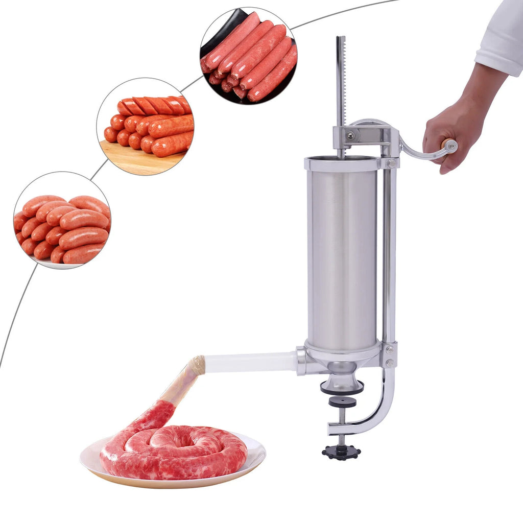 2.5L Stainless Steel Sausage Filler Meat Stuffer O15016