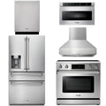 36 Electric Range, Range Hood, Microwave, Refrigerator with Water and Ice Dispenser, Dishwasher H75236