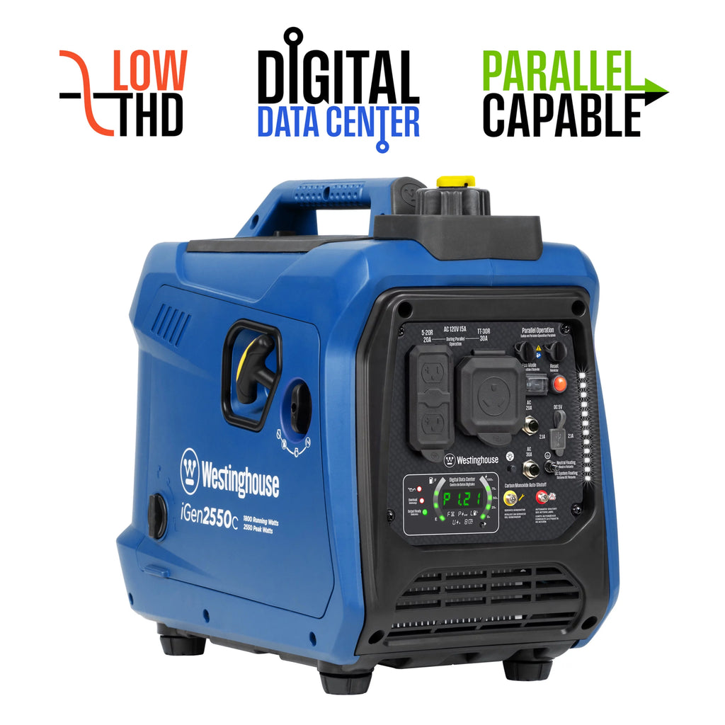 Gas Powered Portable Inverter Generator with CO Sensor A321