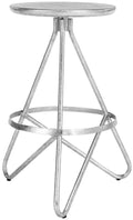 Silver Counter Stool M6268